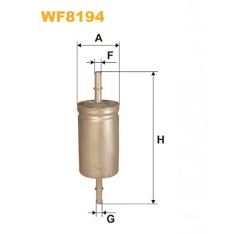 Filtre à carburant WIX FILTERS