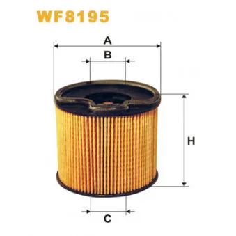 Filtre à carburant WIX FILTERS WF8195