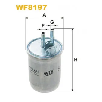 Filtre à carburant WIX FILTERS WF8197