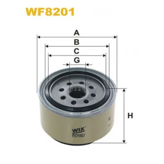Filtre à carburant WIX FILTERS WF8201