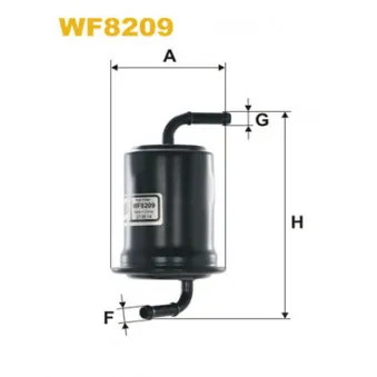 Filtre à carburant WIX FILTERS WF8209