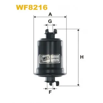 Filtre à carburant WIX FILTERS WF8216