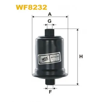 Filtre à carburant WIX FILTERS WF8232