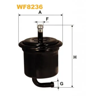 Filtre à carburant WIX FILTERS WF8236