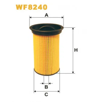 Filtre à carburant WIX FILTERS
