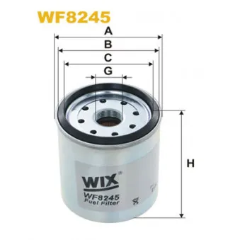 Filtre à carburant WIX FILTERS