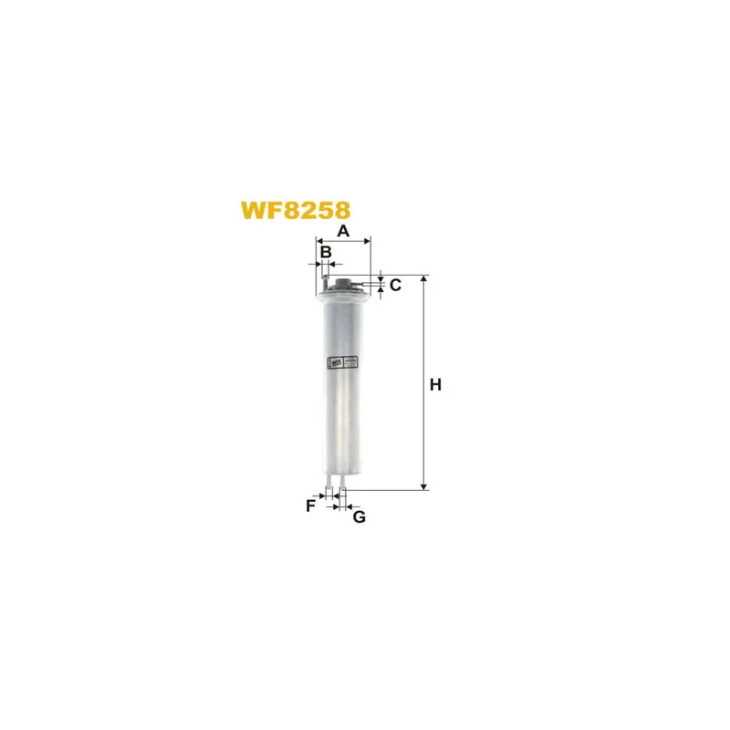 Filtre à carburant WIX FILTERS WF8258