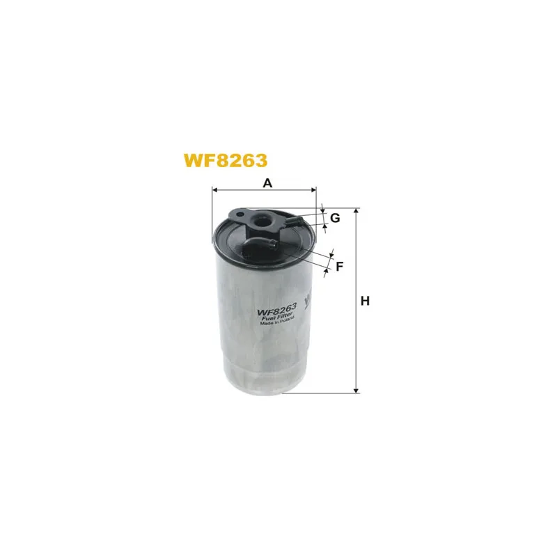 Filtre à carburant WIX FILTERS WF8263