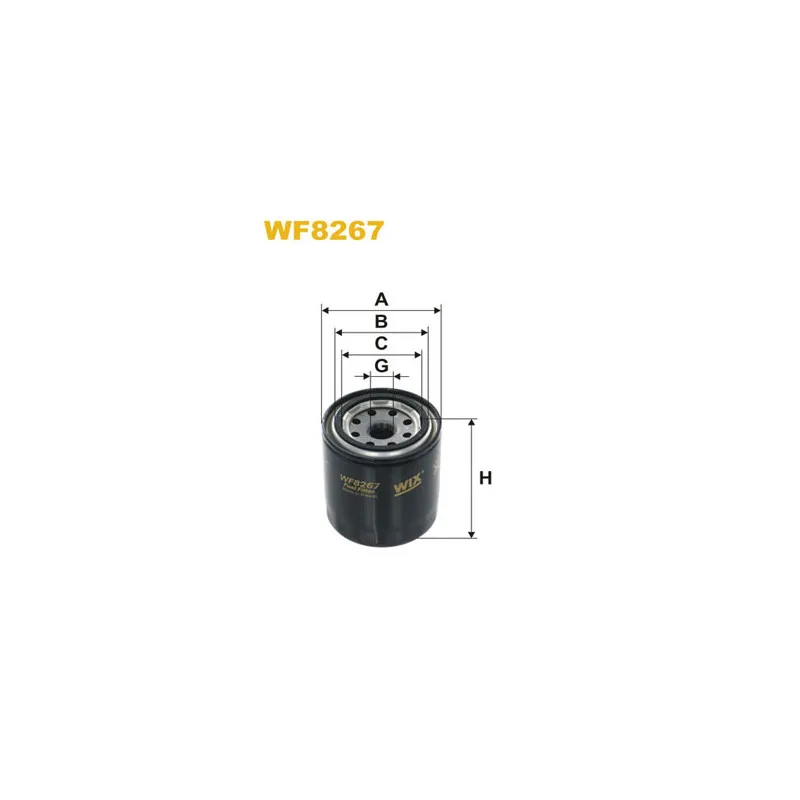 Filtre à carburant WIX FILTERS WF8267