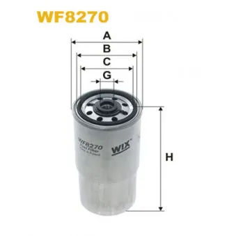 Filtre à carburant WIX FILTERS
