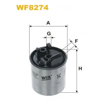 Filtre à carburant WIX FILTERS