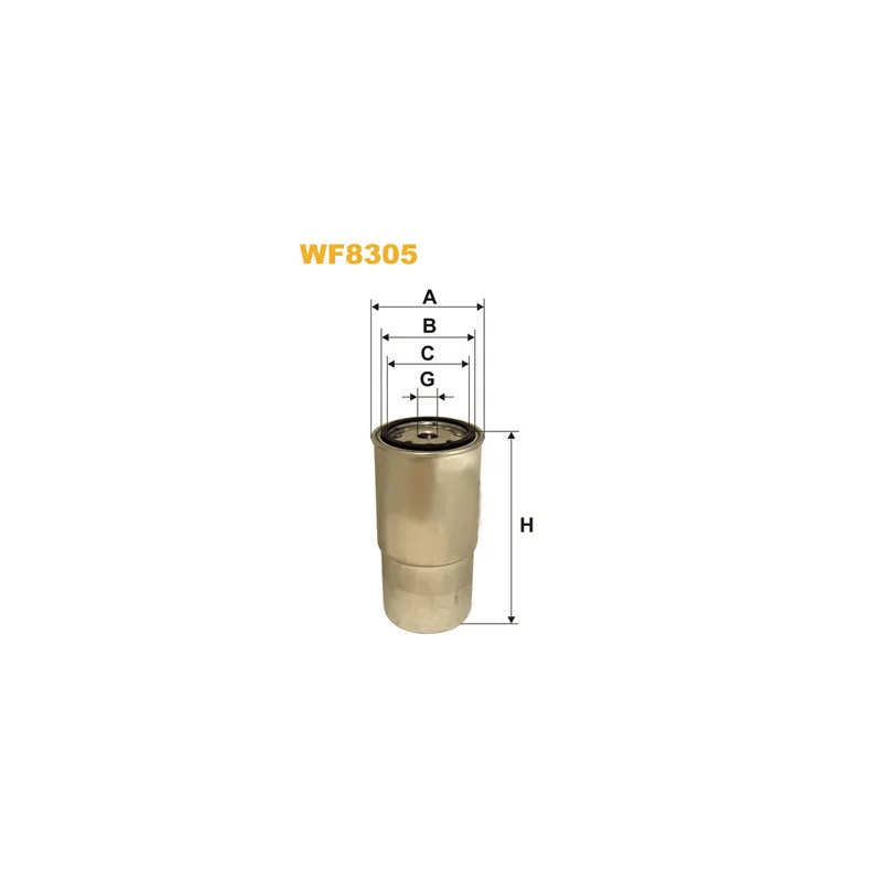Filtre à carburant WIX FILTERS WF8305