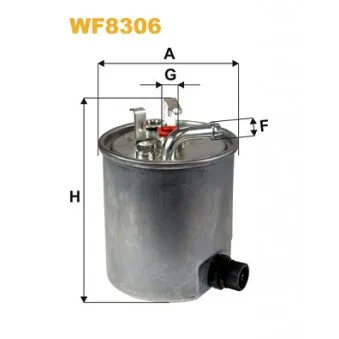 Filtre à carburant WIX FILTERS WF8306