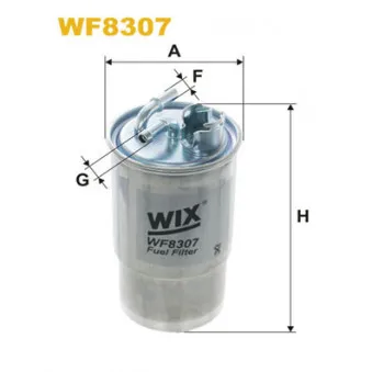 Filtre à carburant WIX FILTERS