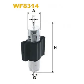 Filtre à carburant WIX FILTERS