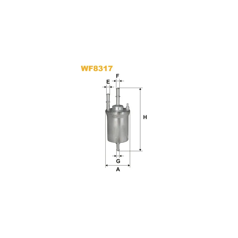 Filtre à carburant WIX FILTERS WF8317