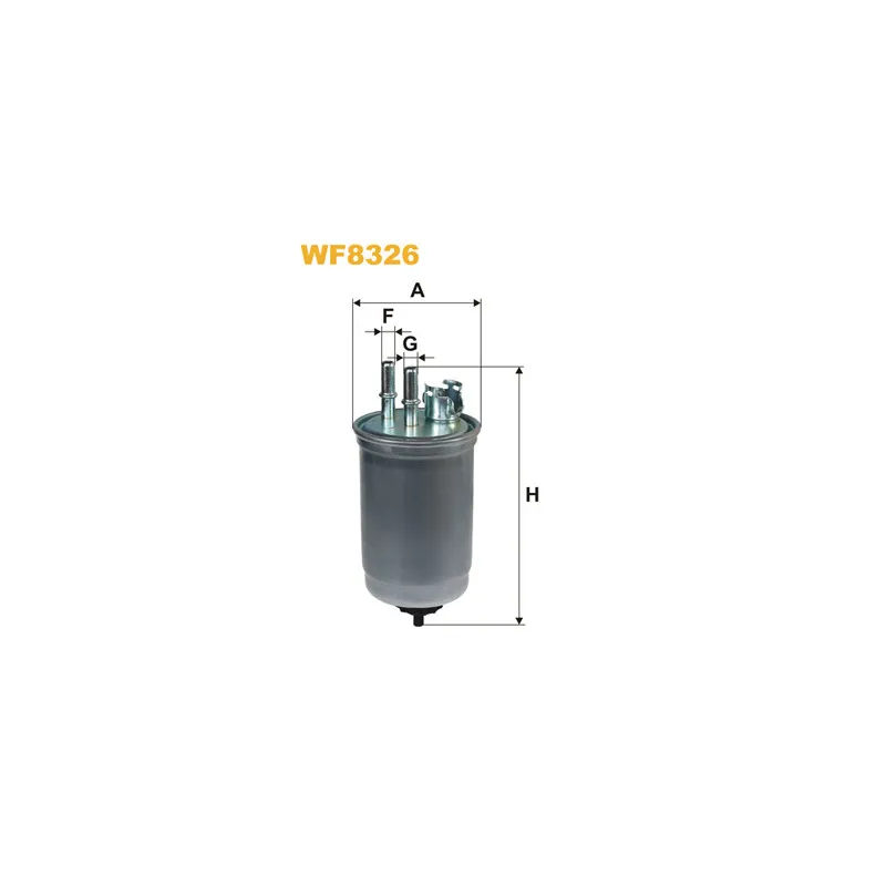 Filtre à carburant WIX FILTERS WF8326