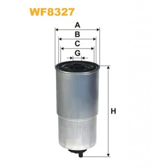 Filtre à carburant WIX FILTERS