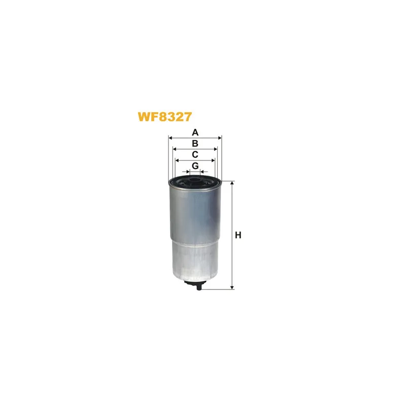 Filtre à carburant WIX FILTERS WF8327