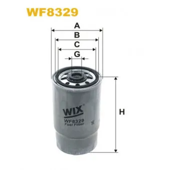 Filtre à carburant WIX FILTERS WF8329