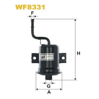 Filtre à carburant WIX FILTERS WF8331