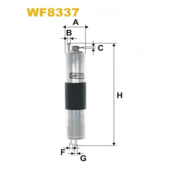 Filtre à carburant WIX FILTERS WF8337