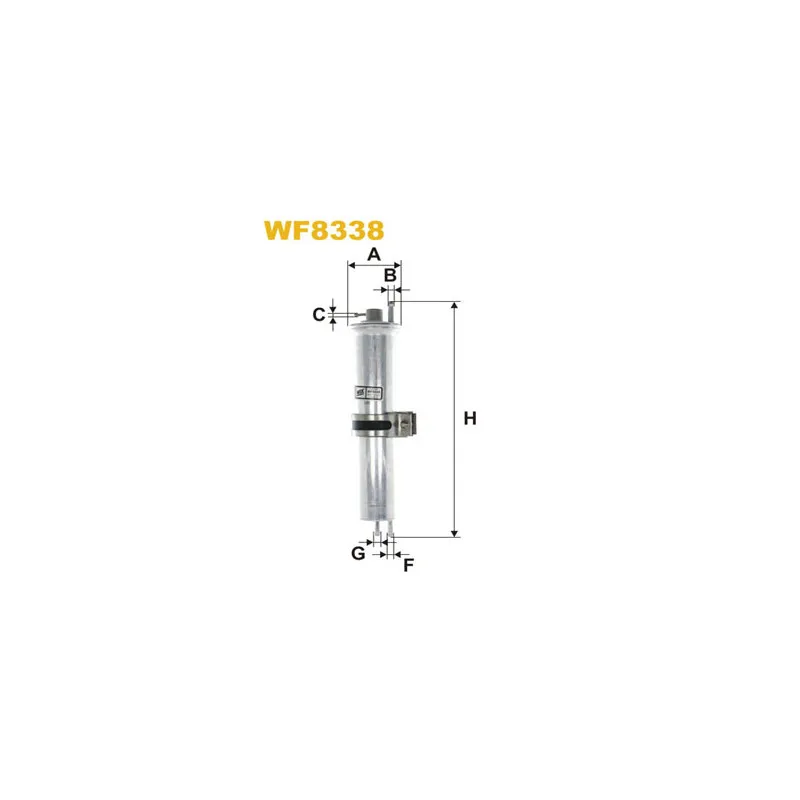 Filtre à carburant WIX FILTERS WF8338