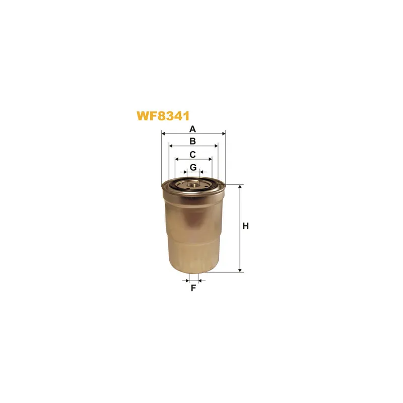 Filtre à carburant WIX FILTERS WF8341