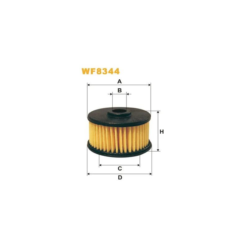 Filtre à carburant WIX FILTERS WF8344