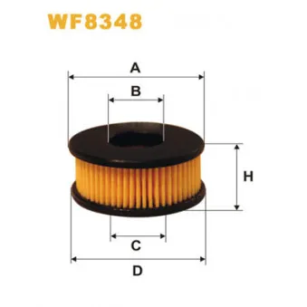 Filtre à carburant WIX FILTERS WF8348