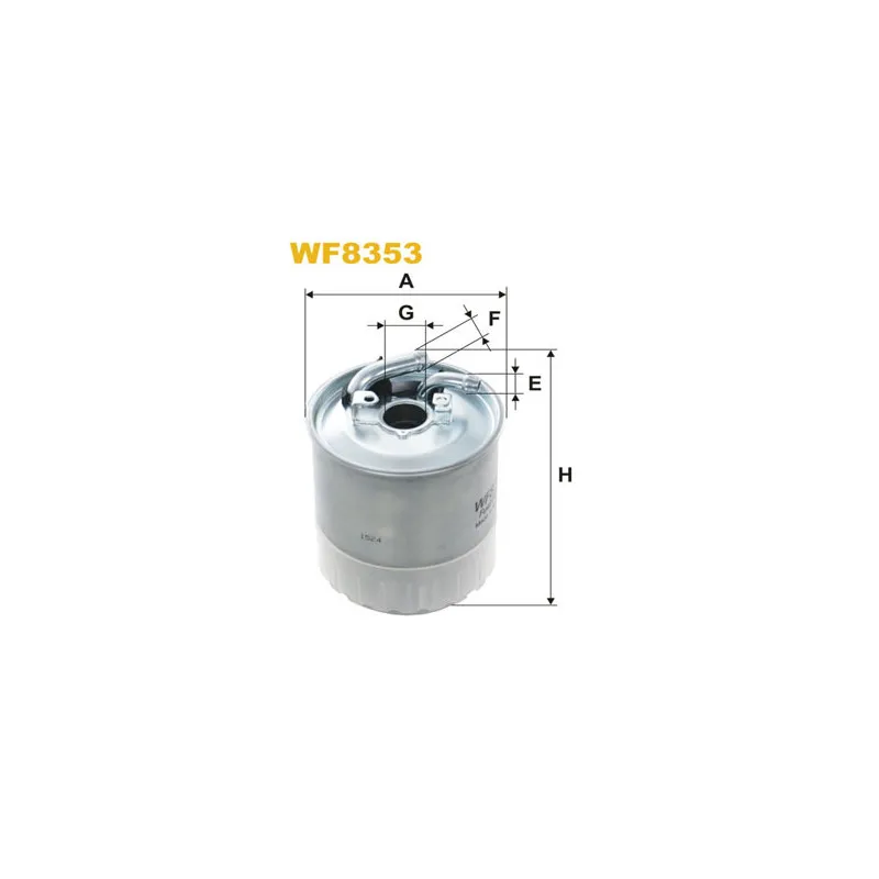 Filtre à carburant WIX FILTERS WF8353