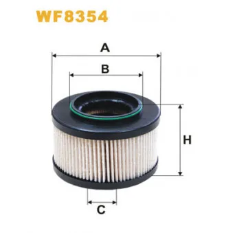 Filtre à carburant WIX FILTERS WF8354