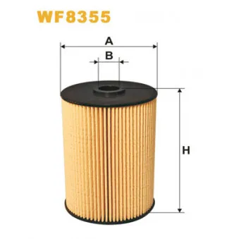 Filtre à carburant WIX FILTERS WF8355