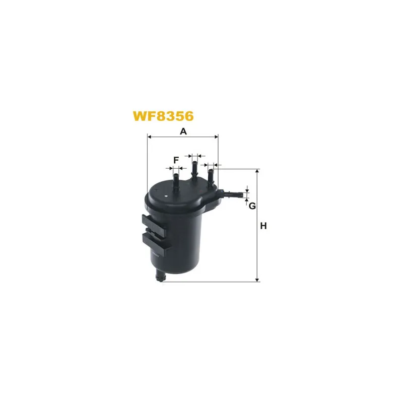 Filtre à carburant WIX FILTERS WF8356