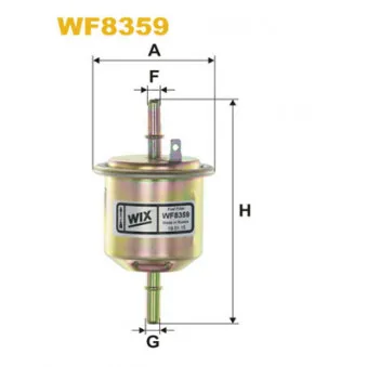 Filtre à carburant WIX FILTERS WF8359