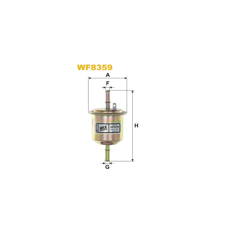 Filtre à carburant WIX FILTERS WF8359