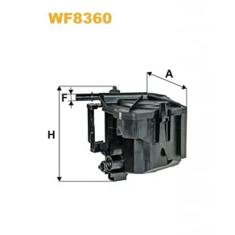 Filtre à carburant WIX FILTERS
