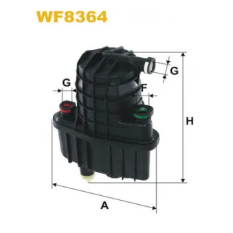 Filtre à carburant WIX FILTERS
