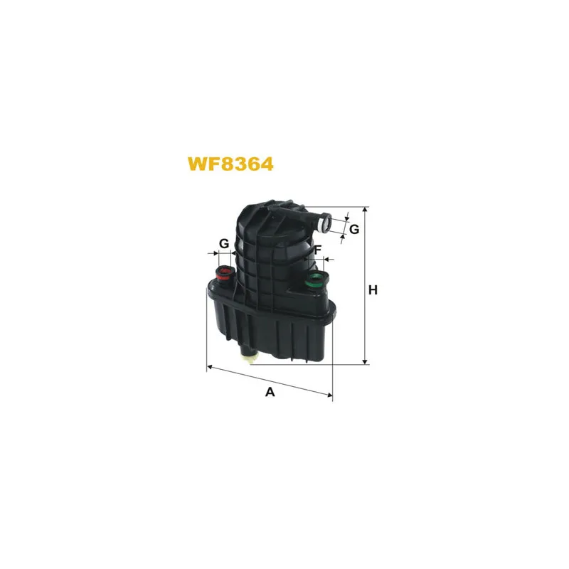 Filtre à carburant WIX FILTERS WF8364