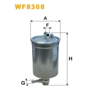 Filtre à carburant WIX FILTERS WF8368