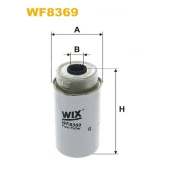 Filtre à carburant WIX FILTERS WF8369