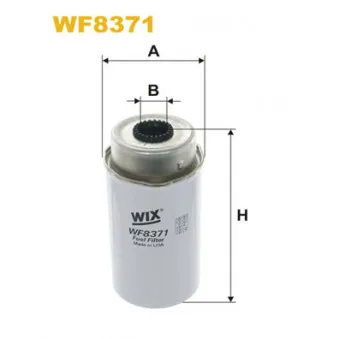 Filtre à carburant WIX FILTERS WF8371