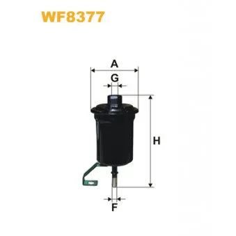 Filtre à carburant WIX FILTERS WF8377