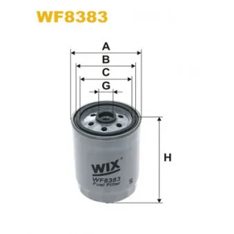 Filtre à carburant WIX FILTERS WF8383