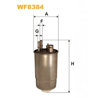 Filtre à carburant WIX FILTERS WF8384