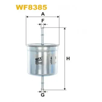 Filtre à carburant WIX FILTERS WF8385
