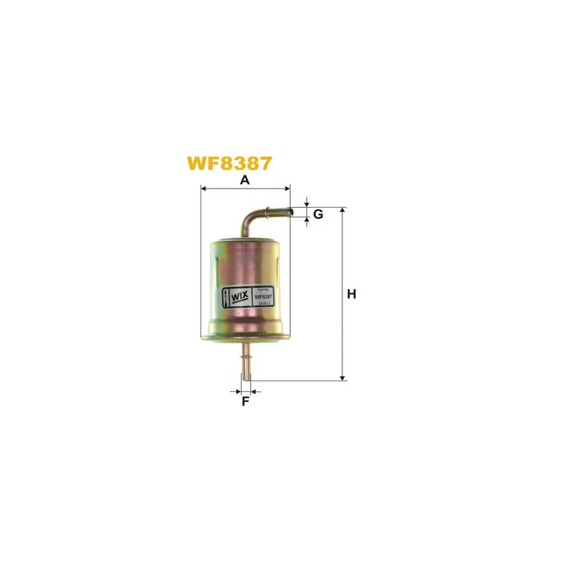 Filtre à carburant WIX FILTERS WF8387