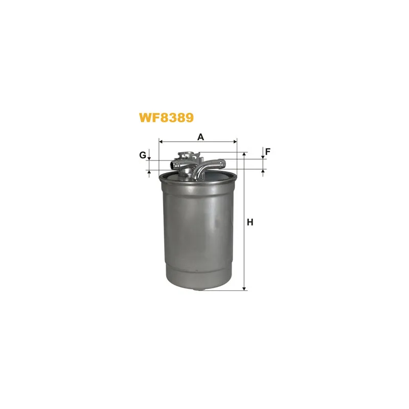 Filtre à carburant WIX FILTERS WF8389