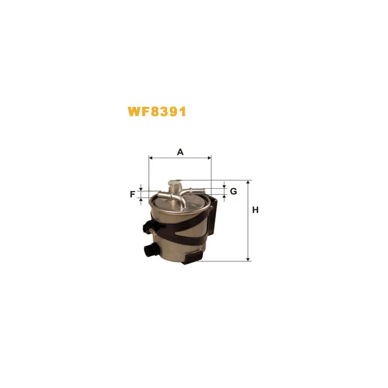 Filtre à carburant WIX FILTERS WF8391