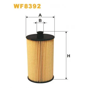 Filtre à carburant WIX FILTERS WF8392